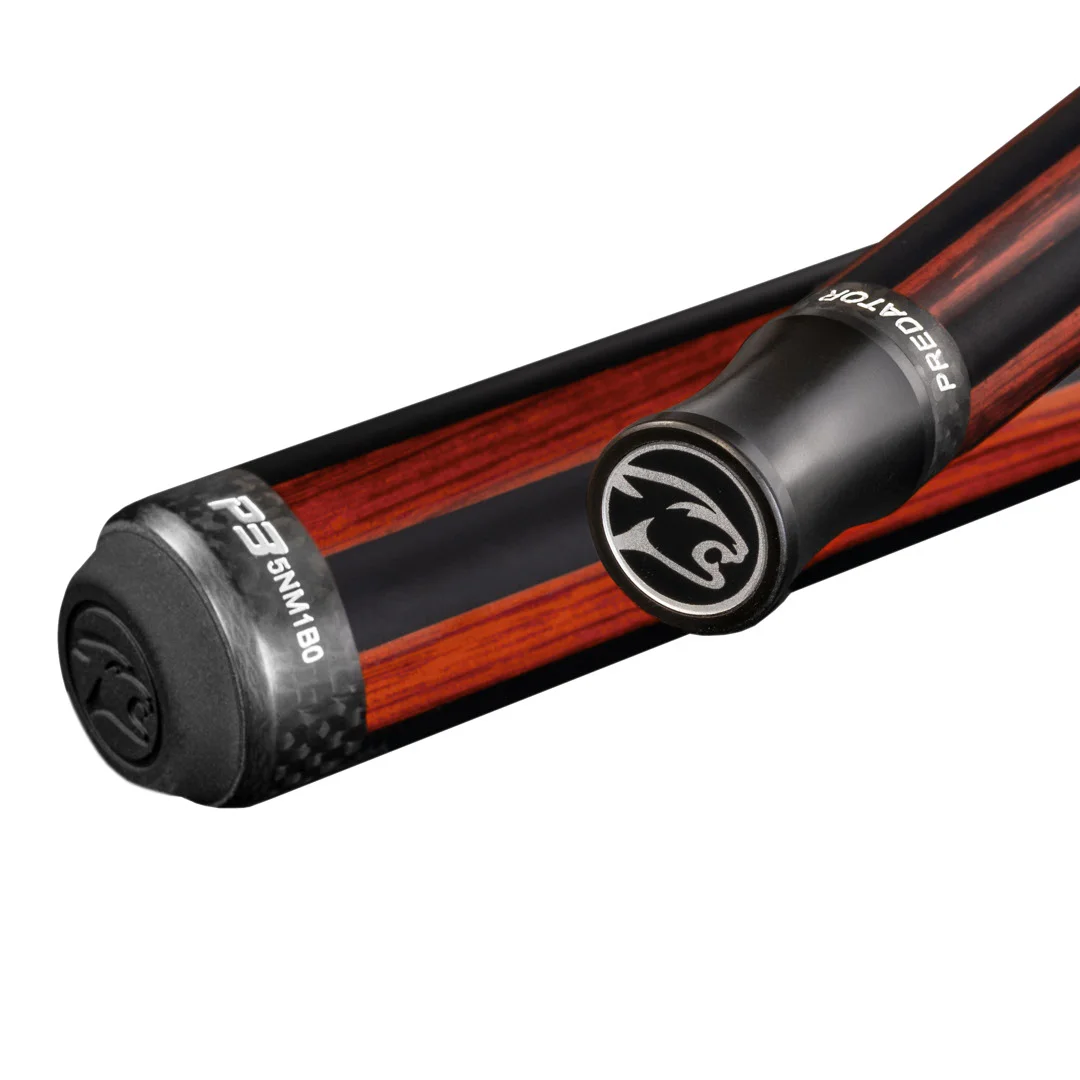 Discontinued – Predator P3 REVO Red Tiger Pool Cue with No Wrap - Image 3