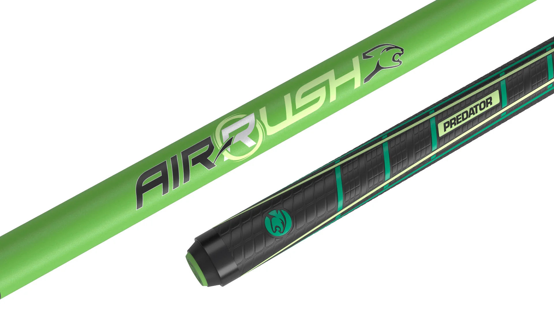 Predator Air Rush Neon Green Jump Cue – Sport Wrap - Image 2