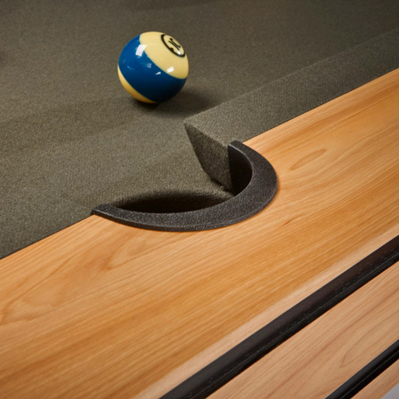 Natural Hickory Pool Table - Image 5