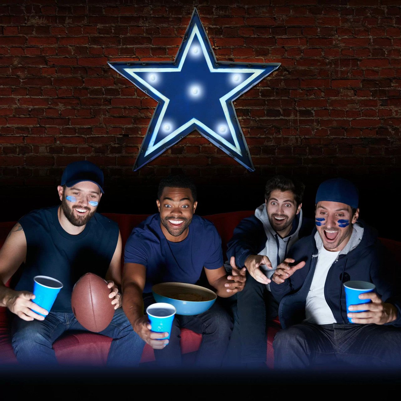 Imperial Dallas Cowboys Star Metal Light - Image 2