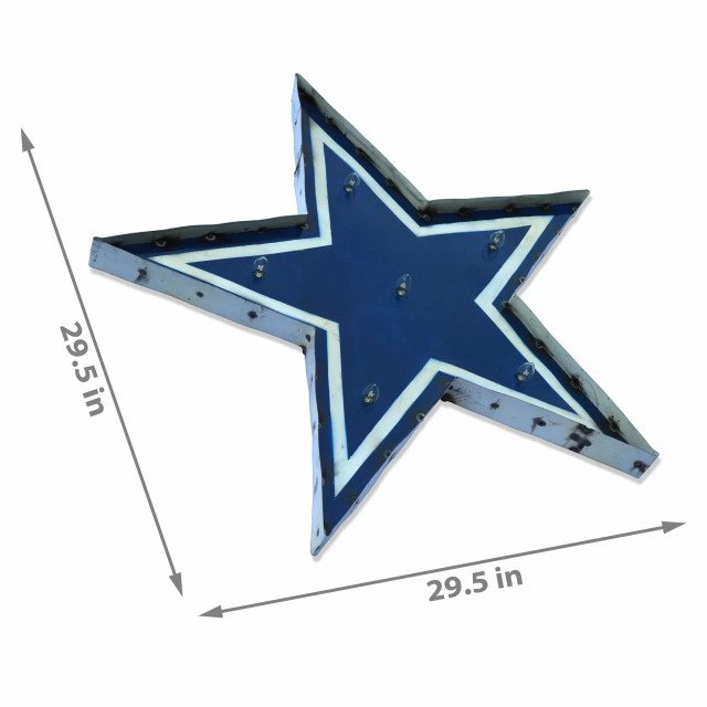 Imperial Dallas Cowboys Star Metal Light - Image 3