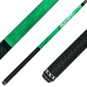 Jacoby BlaCkOut JACBKOUTSGGR Sport Wrap Carbon Fiber Break/Jump Cue - Green