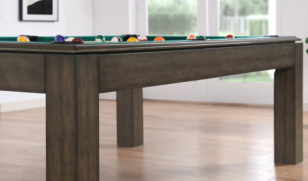 Albany 7 Foot Pool Table with Dining Top Grey Walnut - Image 5