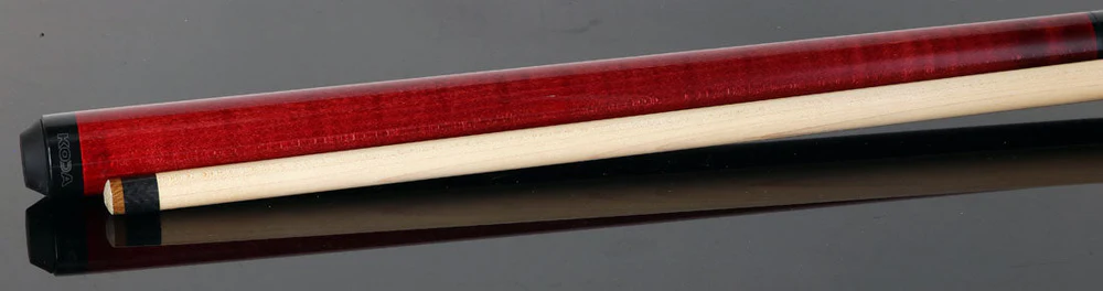 KODA Red Stained Curly Maple Heavy Hitter Break/Jump Cue - Image 5