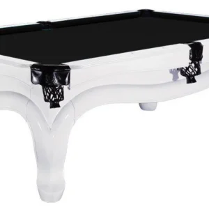 Athens 8 Foot Pool Table Birch White