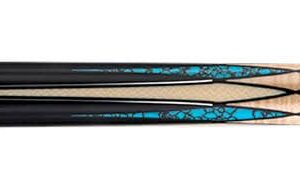 Predator CRM Virtuoso Black / Turquoise Carom Cue