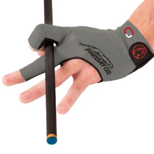 Predator Second Skin Jasmin Ouschan Signature Billiard Glove - Grey - Left Hand
