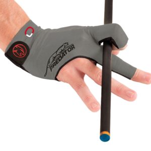 Predator Second Skin Jasmin Ouschan Signature Billiard Glove - Grey - Right Hand