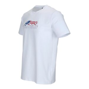 Predator White T-Shirt with USA Embroidered Logo