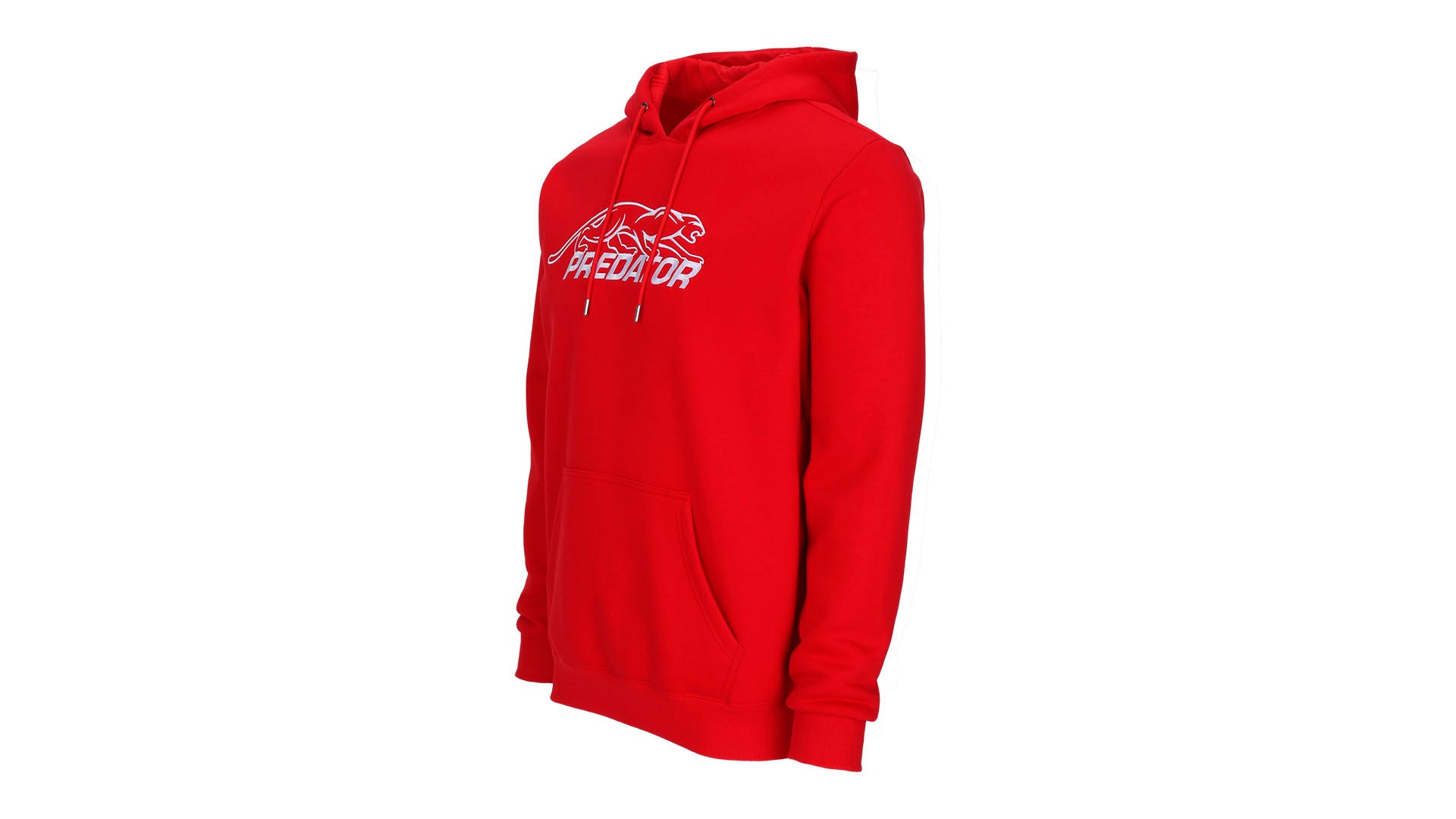 Predator Red Hoodie with Embroidered Logo