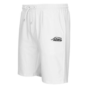 Predator White Shorts with Black Embroidered Logo