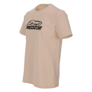Predator Ivory T-Shirt with Black Embroidered Logo