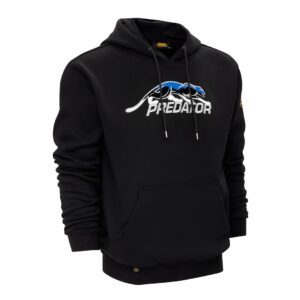 Predator Black Hoodie with Estonian Flag Embroidered Logo
